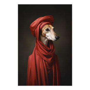 Impression Photo Chien Lady Saluki