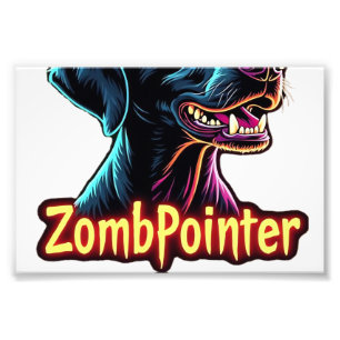 Impression Photo Chien zombie Pointer à poil court allemand Hallowe