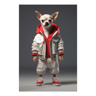 Impression Photo Chihuahua Swag : Hip-Hop Pup