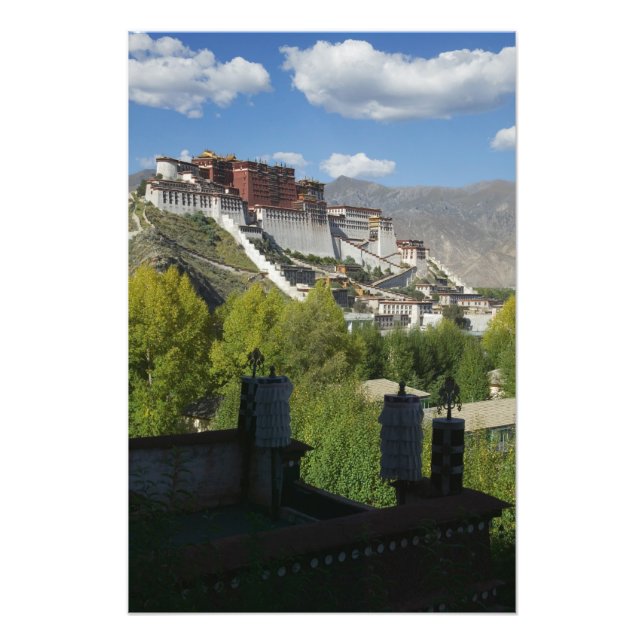 Impression Photo Chine, Tibet, Lhasa, Palais Potala 2 (Devant)
