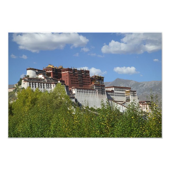 Impression Photo Chine, Tibet, Lhasa, Palais Potala 3 (Devant)