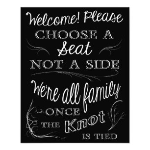 Impression Photo Choisir un siège et non un côté