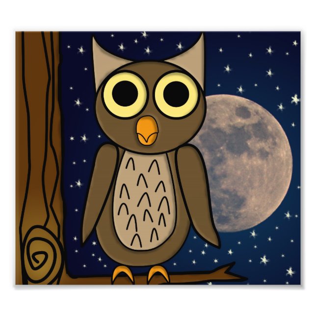 Impression Photo chouette (Devant)