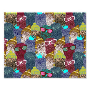 Impression Photo Chouette dans la couronne