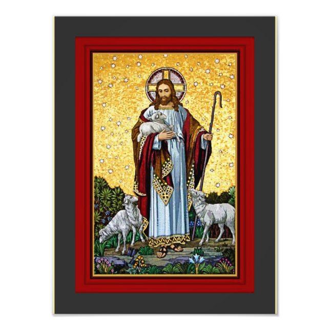IMPRESSION PHOTO CHRIST, LA BONNE MOSAÏQUE SHEPHERD (Devant)