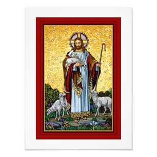 IMPRESSION PHOTO CHRIST, LA BONNE MOSAÏQUE SHEPHERD