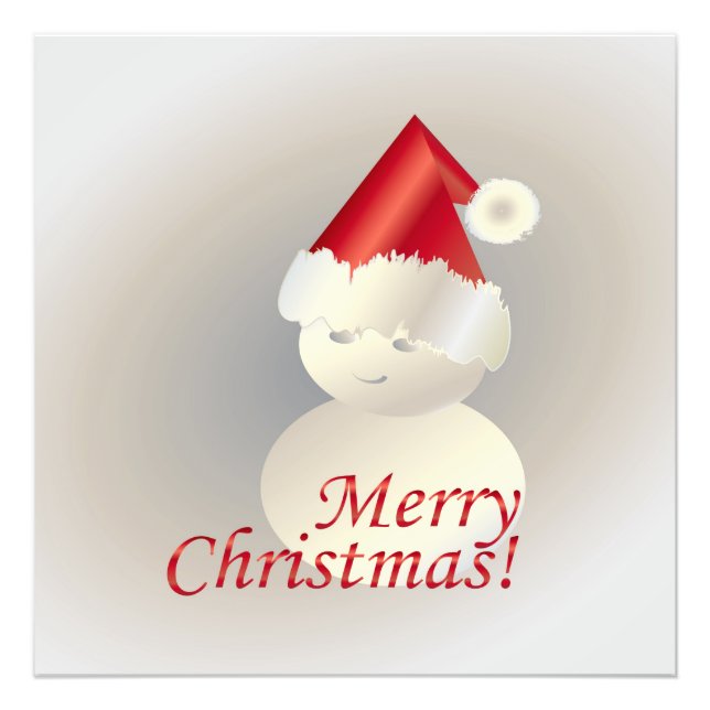 Impression Photo Christmas Snowman (Devant)