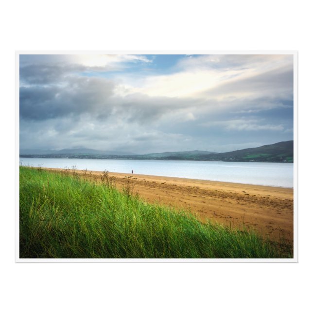 Impression Photo Chuchotements sur le sable : la plage historique d (Devant)
