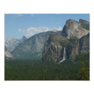 Impression Photo Chute de Bridalveil et Half Dome à Yosemite