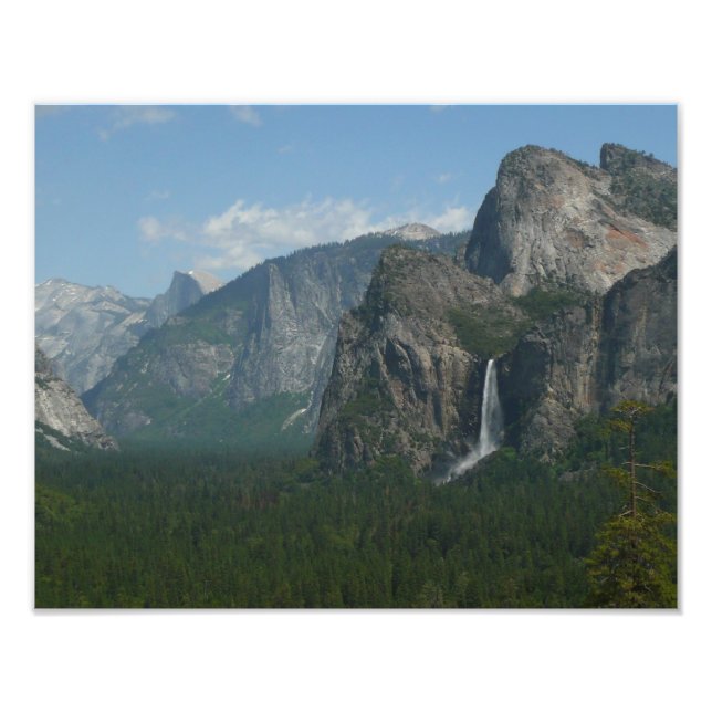 Impression Photo Chute de Bridalveil et Half Dome à Yosemite (Devant)