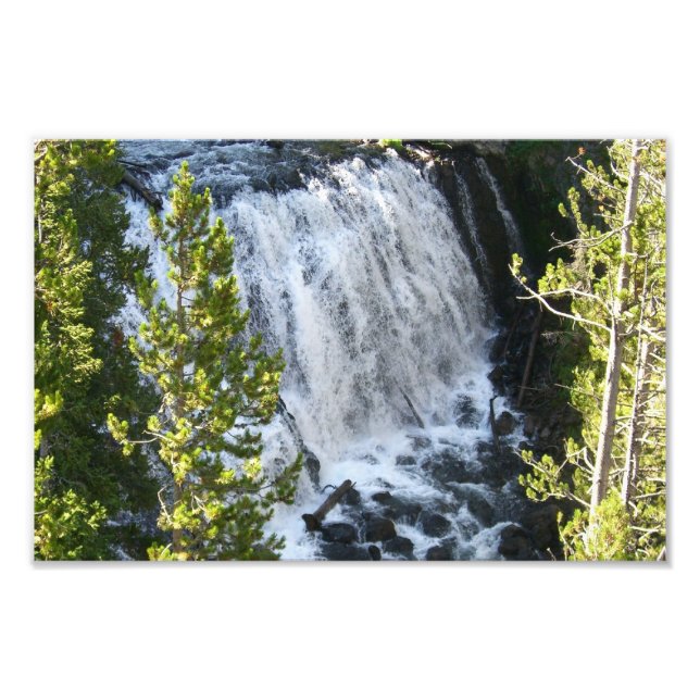 Impression Photo Chute d'eau de Yellowstone (Devant)