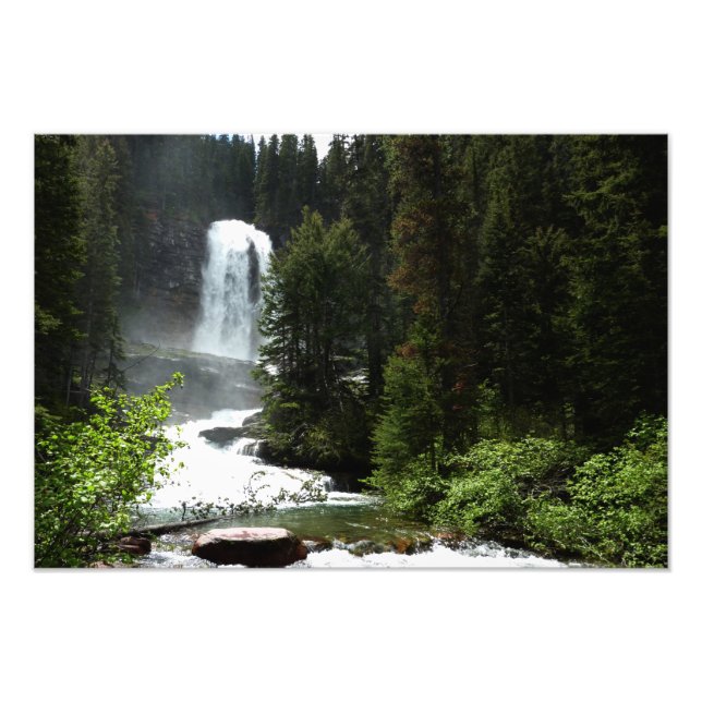 Impression Photo Chutes Virginia au Glacier National Park (Devant)