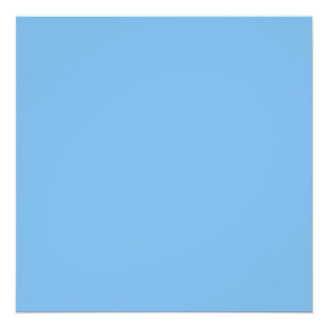 Impression Photo Ciel bleu (couleur solide) Aero (Devant)