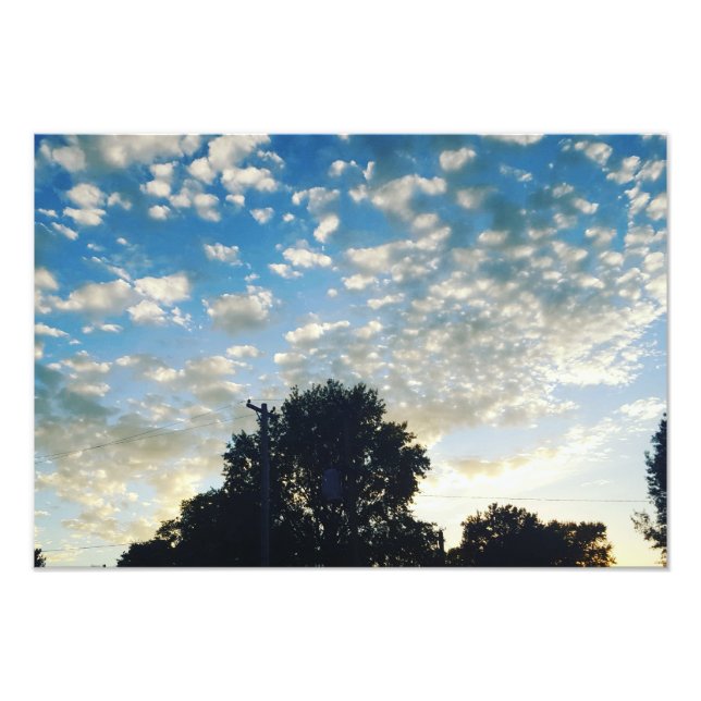 Impression Photo Ciel Indiana (Devant)