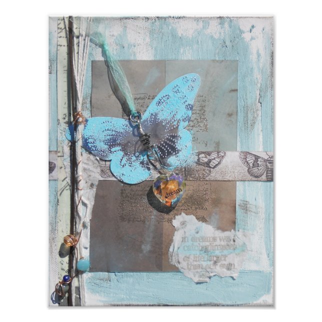 Impression Photo Citation d'art papillon (Devant)