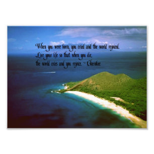 Impression Photo Citations amérindiennes