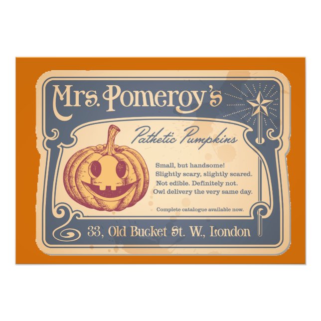 Impression photo Citrouille pathétique (Devant)