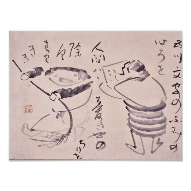 Impression Photo Classics Zen - Gibon Sengai - Kanzan et Jittoku (Devant)