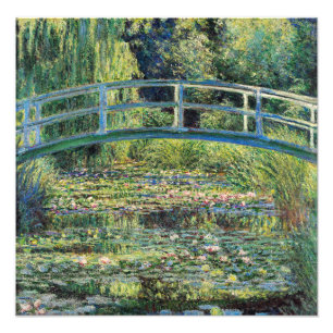 Impression Photo Claude Monet - Bassin aux Nymphéas & Pont Japonais