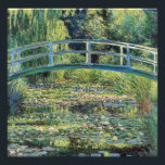Impression Photo Claude Monet - Etang Lily et Pont Japonais<br><div class="desc">L'étang Lily et le pont japonais / Le Bassin aux nympheas - Claude Monet,  1899</div>