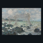 Impression Photo Claude Monet - Filets de pêche à Pourville<br><div class="desc">Filets de pêche à Pourville par Claude Monet, 1882. Claude Monet a été un fondateur de la peinture impressionniste française, et le praticien le plus cohérent et le plus prolifique de la philosophie du mouvement d'exprimer ses perceptions avant la nature, surtout en ce qui concerne la peinture paysage en plein...</div>