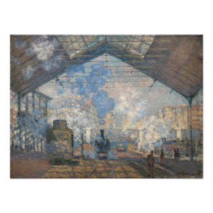 Impression Photo Claude Monet - Gare Saint-Lazare Vue extérieure