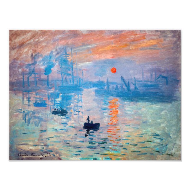 Impression Photo Claude Monet - Impression, lever de soleil (Devant)