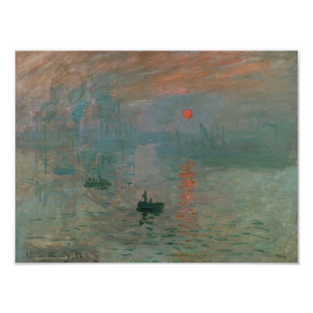 Impression Photo Claude Monet - Impression, lever de soleil (Devant)