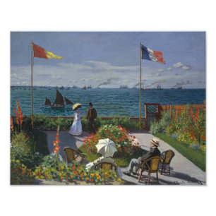 Impression Photo Claude Monet - Jardin de Sainte-Adresse