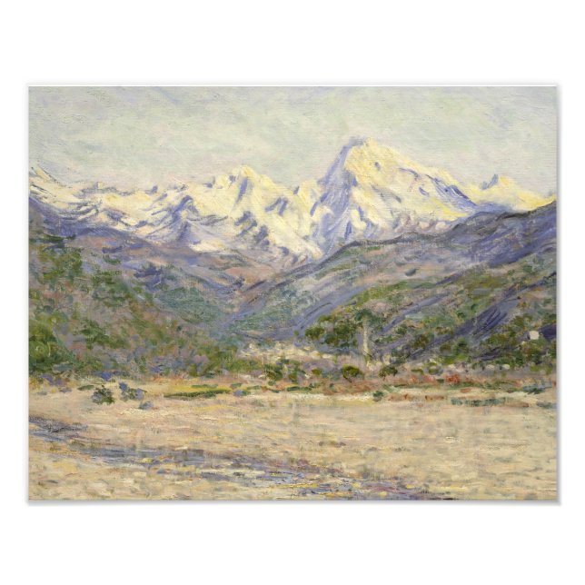 Impression Photo Claude Monet - La Vallée de la Nervia (Devant)