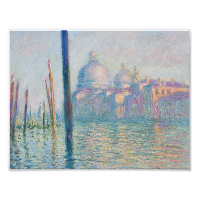Impression Photo Claude Monet - Le Grand Canal (Devant)