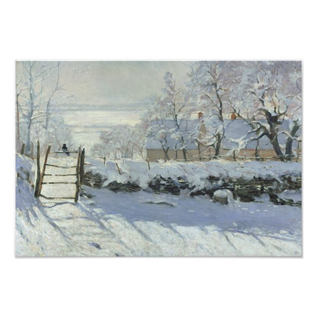 Impression Photo Claude Monet - Le Magpie (Devant)