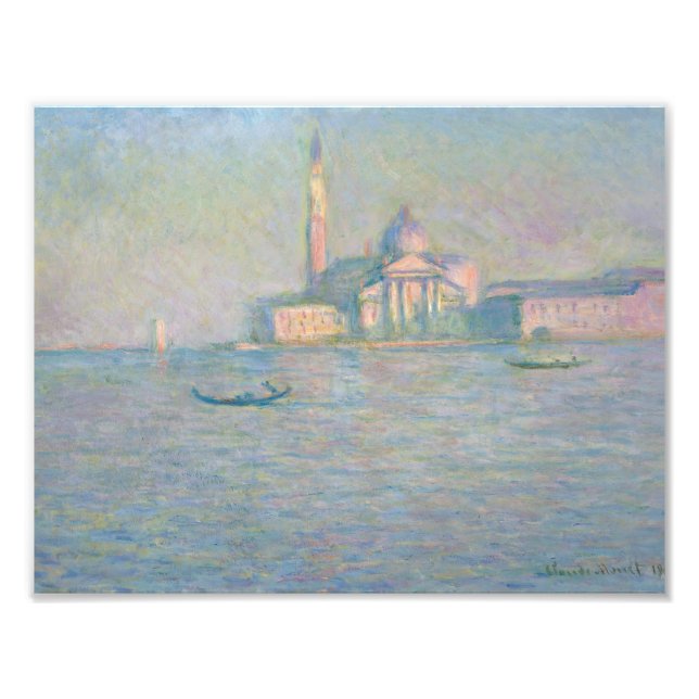 Impression Photo Claude Monet - L'église San Giorgio Maggiore, (Devant)