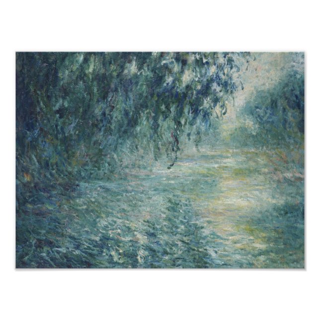 Impression Photo Claude Monet - Matin sur la Seine (Devant)