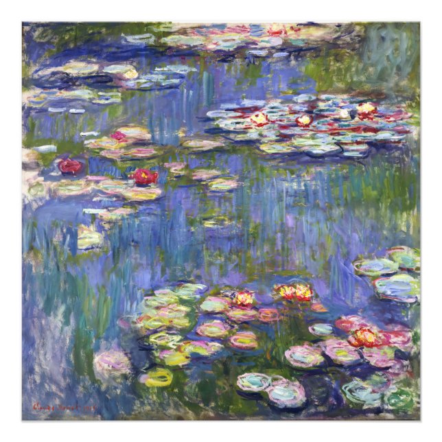 Impression Photo Claude Monet - Nymphéas (Devant)