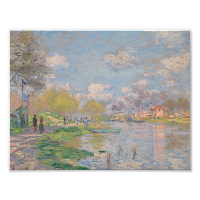 Impression Photo Claude Monet - Printemps de la Seine (Devant)