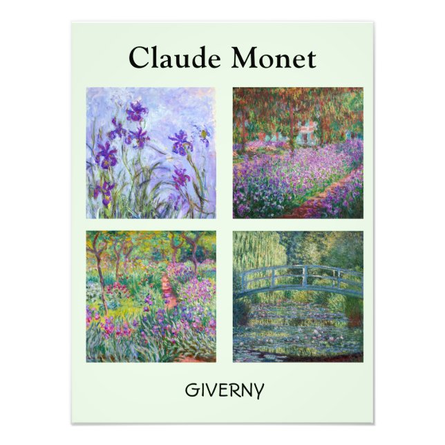 Impression Photo Claude Monet - Sélection de chefs-d'oeuvre Giverny (Devant)