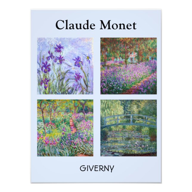Impression Photo Claude Monet - Sélection de chefs-d'oeuvre Giverny (Devant)