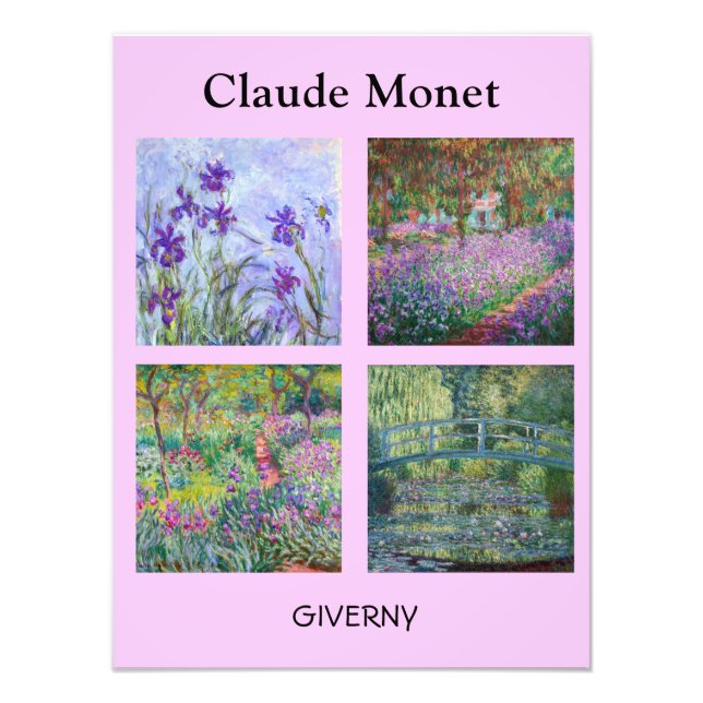 Impression Photo Claude Monet - Sélection de chefs-d'oeuvre Giverny (Devant)