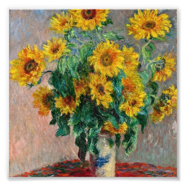 Impression Photo Claude Monet - Tournesols (Devant)