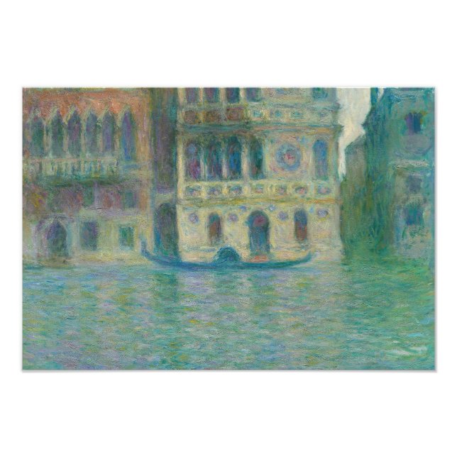 Impression Photo Claude Monet - Venise, Palazzo Dario (Devant)