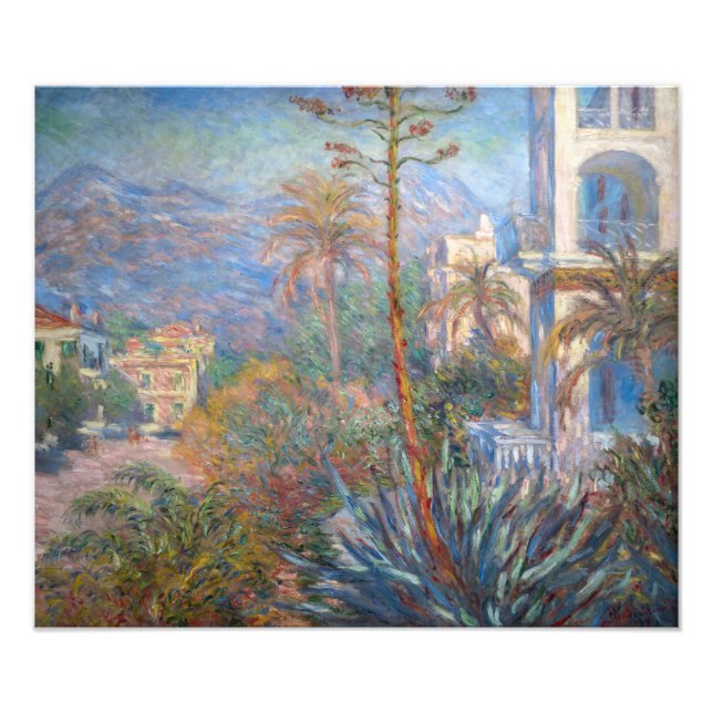 Impression Photo Claude Monet - Villas à Bordighera (Devant)