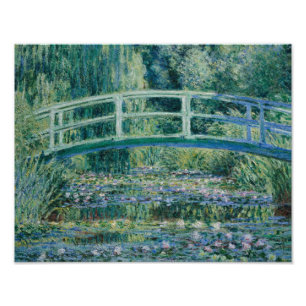 Impression Photo Claude Monet - Water Lilies et pont japonais