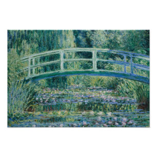 Impression Photo Claude Monet - Water Lilies et pont japonais