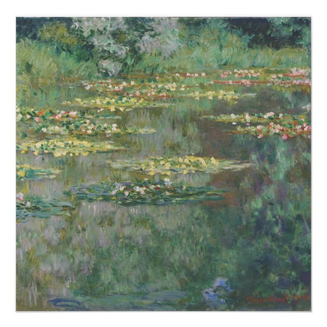 Impression Photo Claude Monet Water Lily Pond Fine Art Gallery (Devant)
