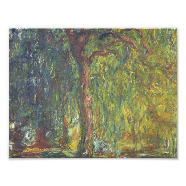 Impression Photo Claude Monet - Willow en pleurs (Devant)