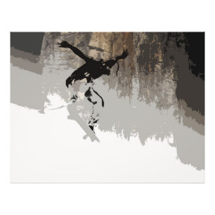 Impression Photo Cliff Jumping - Skateboarder