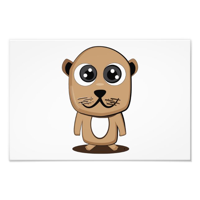 Impression Photo Clipart mignon de caractère (Devant)