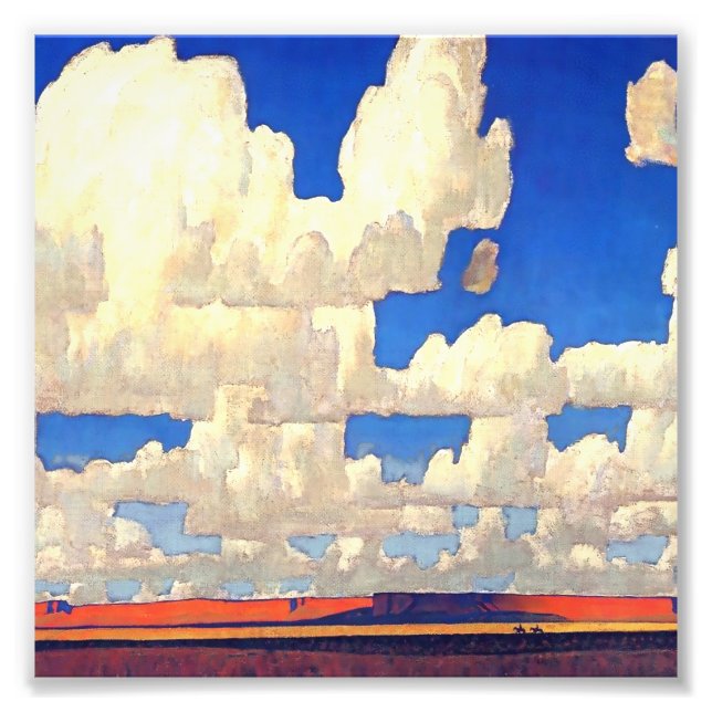 Impression Photo « Cloud World » par Maynard Dixon (Devant)