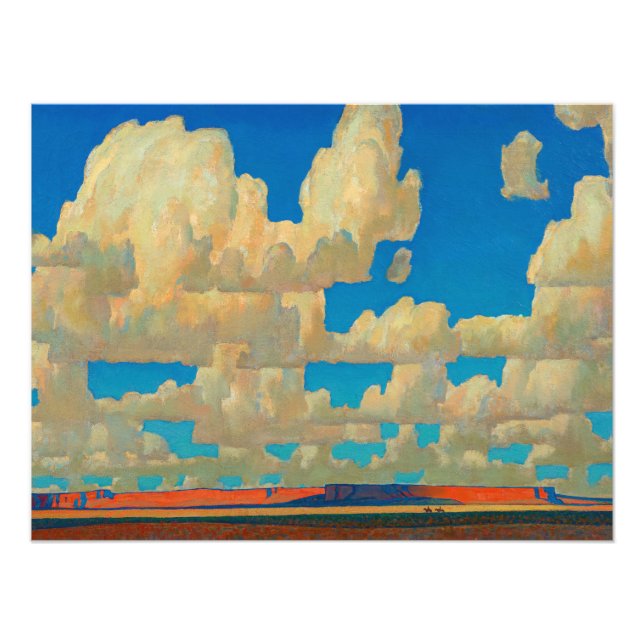 Impression Photo Cloud World par Maynard Dixon (Devant)